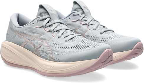 ASICS Women's Gel-Cumulus 28 Running Shoes, 9, Piedmont Grey/Pearl Pink in Kuwait