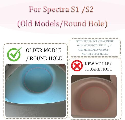 Bottle & Hose Holder for Spectra S1 /S2 (Old Models/Round Hole), Compatible with Spectra Breast Pumps, Organize and Simplify Your Pumping Journey, Ideal Gift for New Moms in Kuwait