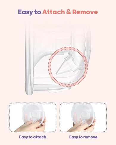 Nuliie Breast Pumps Accessories, Valves Replacement for Nuliie Wearable Breast Pump Electrical with Storage Bag (Model:S32) 4Pcs Duckbill Valves in Kuwait