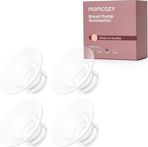 Momcozy Wellness 1 Wearable Breast Pump, Warm-Massage Hands-Free Pump with Heated Flange&Simulated Massage for Comfortable Breastfeeding&Let-Down, App-Controlled, 4 Modes 12 Levels, 180ml/6oz in Kuwait