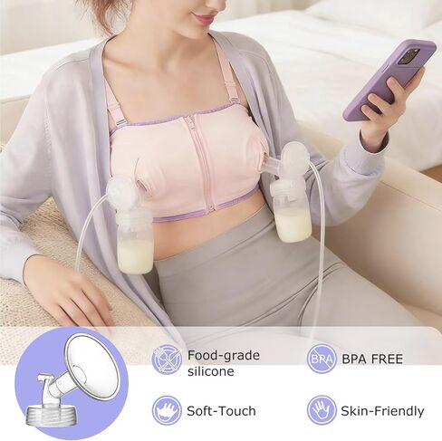 2×20mm Flange Compatible with Spectra S1 S2 9 Plus Synergy Gold Ameda MYA Motif Luna Breast Pump, Replacement to Spectra Pump Parts; Not Original Flange; Replaces Shield in Kuwait