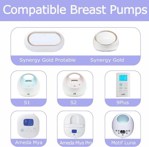 2×20mm Flange Compatible with Spectra S1 S2 9 Plus Synergy Gold Ameda MYA Motif Luna Breast Pump, Replacement to Spectra Pump Parts; Not Original Flange; Replaces Shield in Kuwait