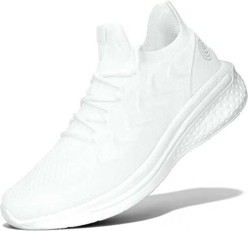 Pujcs Womens Walking Running Shoes Slip-on Breathable Mesh Tennis Sneakers | Lightweight Non-Slip Shoes-Cushioned Athletic Sneakers for Gym Hiking Workout Casual Work in Saudi Arabia
