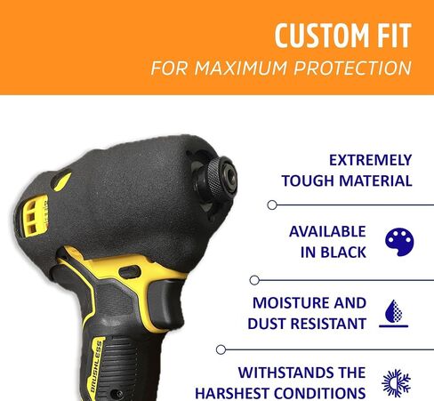 Protoco JB-95 Protective Cover Compatible with the Dewalt DCF809, DCF887, DCF890, 886, ¼" Hex Driver, Tool Cover in Kuwait