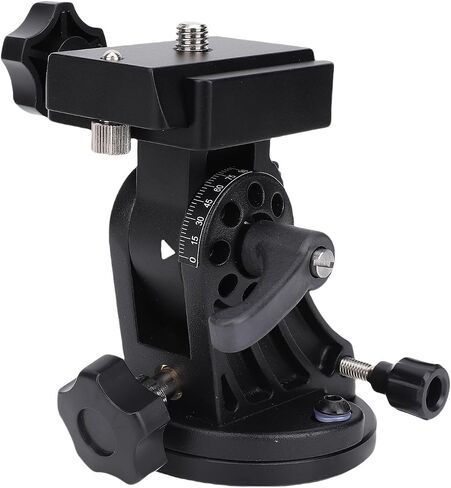 Generic Latitude Adjustment Seat, Telescope Mount Latitude Base with 3/8 in Thread, Supports Angle Adjustments Between 0° and 90°, for in Kuwait