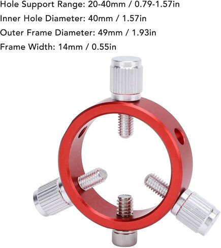Red Aluminum Alloy Telescope Guide Ring with M6 Screw for 20-40mm Astronomical Telescope Accessories in Kuwait