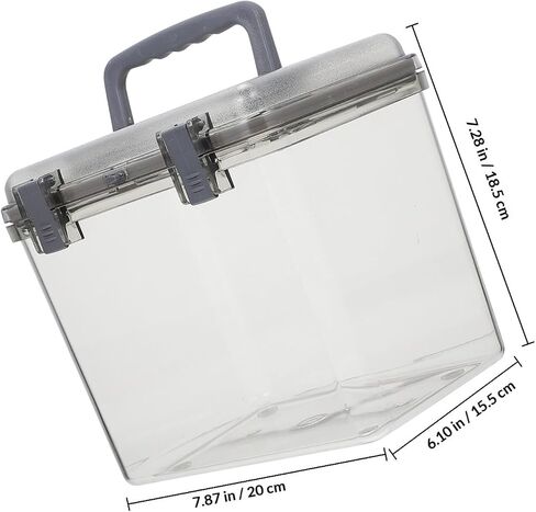 Zerodeko Portable Camera Lens Drying Box with Lid, Small Handheld Lens Storage Case for Dslr and Outdoor Use, Moisture-proof Protective Container for Photography Equipment in Kuwait