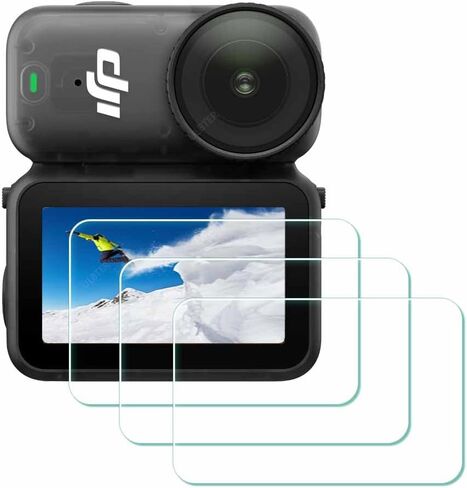 ULBTER Screen Protector for DJI OSMO Nano Camera [3Pack] | Tempered Glass 9H Hardness Ultra-Clear Anti-Scrach Anti-Fingerprint Anti-Bubble in Kuwait