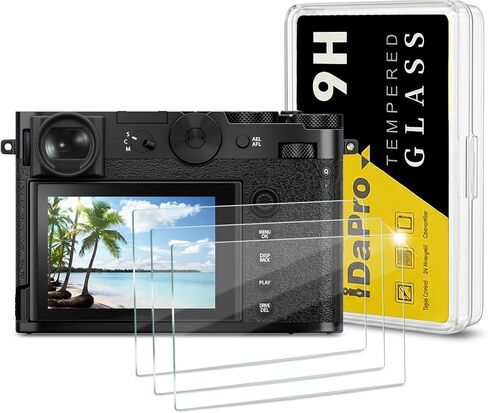 iDaPro Screen Protector for Fujifilm GFX 100RF, 9H Tempered Glass | 3-Pack + ABS Box. 9H Hardness, Anti-Scratch, Anti-Bubble, HD Clarity, Anti-Fingerprint, Easy Install. NOT for other cameras in Kuwait
