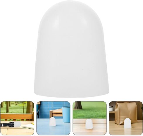 iplusmile 2pcs Silicone Flashlight Diffuser Cap for Torch and Flashlight, Waterproof Soft Light Effect Cover, White Flexible Diffuser Shade for Indoor Lighting and Camping in Kuwait