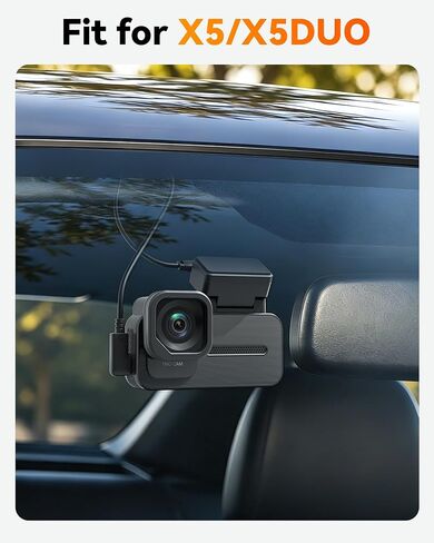 WOLFBOX X5 / X5 Duo Dash Cam Polarizing Lens – Anti-Glare, Reduces Windshield Reflections, Clearer Footage in Sun & Rain, Lens Protection in Kuwait