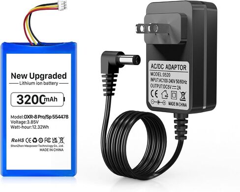 DXR-8 PRO Battery, 3200mAh 3.85V Rechargeable Lithium-Ion Battery for Video Baby Monitor Sp 554478 (Not Compatible with DXR-8) in Saudi Arabia