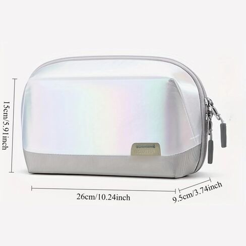 Digital Storage Bag for Data Cables, Volcano Storage Bag, Crossbody Bag, Power Bank Case, Travel Portable Bag - for Both Men And Women-Black in Kuwait