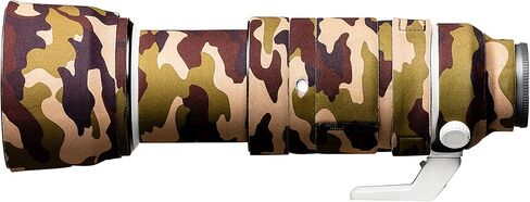 easyCover Lens Protection Camouflage Cover Neoprene Cover for Sony FE 100-400mm f/4.5-5.6 GM OSS Lens, Brown Camouflage in Kuwait