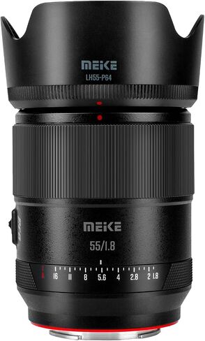 Meike 55mm F1.8 Pro Full Frame AF STM Lens High Resolution 8K Auto Focus Fixed Prime Portrait Lenses for Sony E Mount FE Mount Mirrorless Cameras A9 A9II A7II A7RII A7 A7R3 A7R4 A7IV A7C A7SIII in Kuwait