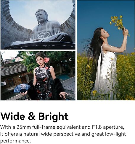 TTARTISAN 17mm F1.8 Air Auto Focus Lens, AF 17mm f/1.8 X APS-C Prime Wide-Angle Lens for Fuji X-Mount X-A1 X-A10 X-A2 X-A20 X-A3 X-A5 X-A7 X-M1 X-M5 X-H1 (X-Mount) in Kuwait