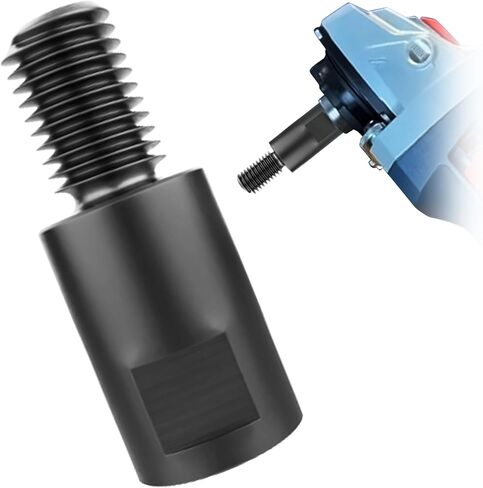 2" Aluminum Airway Buff Extender for Angle Grinder | 5/8"-11 male & female threads, extends length by 1.53", fits rotary polishers & grinders, notched for wrench install in Kuwait