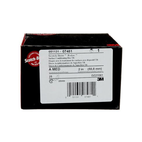3M Scotch-Brite Roloc Surface Conditioning Disc, TR 07481, 2 in x NH A MED, 25 per box in Kuwait