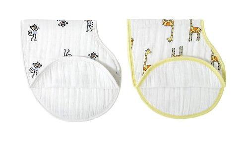 aden + anais burpy bib 2 pack; jungle jam in Kuwait