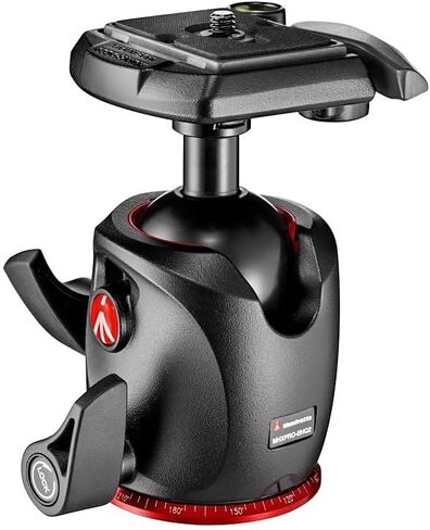 Manfrotto XPRO Ball Head with 200PL Quick Release Plate, High Precision, Compatible with Photography Equipment, for Camera Tripod, for Content Creation | Manfrotto Mhxpro-Bhq2 Magnesium and Aluminium Ball Head, 0.5kg, 15kg Cap, Includes 200pl-14 Plate, Tr in Kuwait