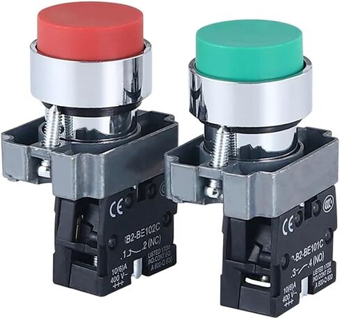 Momentary self-Reset Push Button Switch XB2-BL51, Yellow, 1 Normally Open in Kuwait