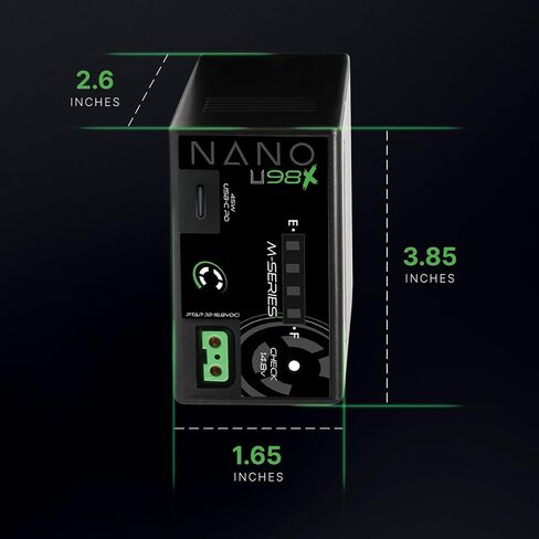 CoreSWX LLC Core NANOU98X, 98wh Micro Sized Sony BPU-Style Smart Battery Pack, 14.8v 6.6Ah. 10A Draw with Fuel Gauge, USBCPD and Ptap in Saudi Arabia