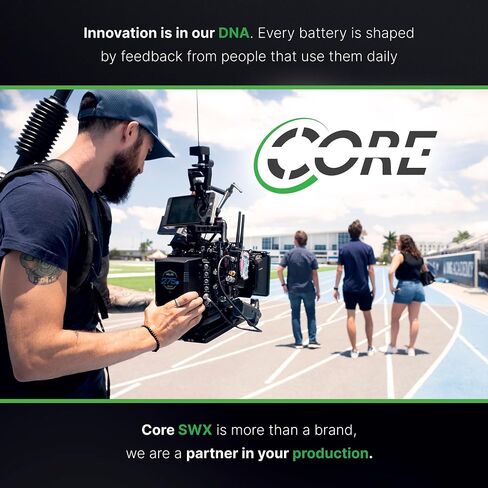 CoreSWX LLC Core NANOU98X, 98wh Micro Sized Sony BPU-Style Smart Battery Pack, 14.8v 6.6Ah. 10A Draw with Fuel Gauge, USBCPD and Ptap in Saudi Arabia
