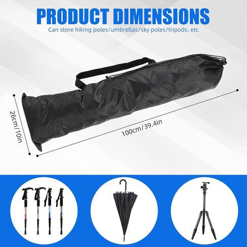 Tripod Carrying Case Bag, Camp Folding Chair Bags with Drawstring Closure & Handle, Waterproof Oxford Fabric Storage for Outdoor Camping, Light Stand, Monopod, Umbrella in Kuwait