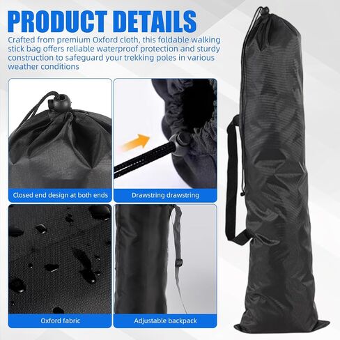 Tripod Carrying Case Bag, Camp Folding Chair Bags with Drawstring Closure & Handle, Waterproof Oxford Fabric Storage for Outdoor Camping, Light Stand, Monopod, Umbrella in Kuwait