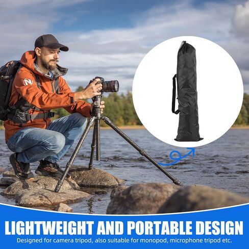 Tripod Carrying Case Bag, Camp Folding Chair Bags with Drawstring Closure & Handle, Waterproof Oxford Fabric Storage for Outdoor Camping, Light Stand, Monopod, Umbrella in Kuwait