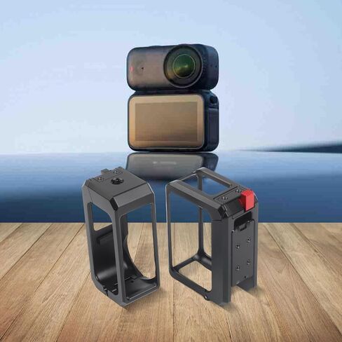 Aluminum Alloy Cage For DJI OSMO-Nano, Tripod Accessory with Compact 8x7x6 cm Design for Enhanced Stability and Portability, Black in Kuwait
