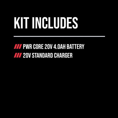 SKIL PWR CORE 20 20V Battery and Charger Starter Kit, Includes 4.0 Ah Battery and Standard Charger-CB5196B-11 in Kuwait