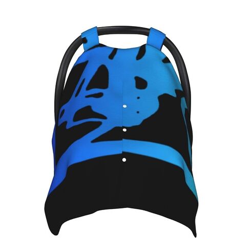 Triathlon Heartbeat Baby Car Seat Cover & Breastfeeding Nursing Cover - Breathable Stretch Fabric Multi-Use Nursing Cover for Breastfeeding in Kuwait