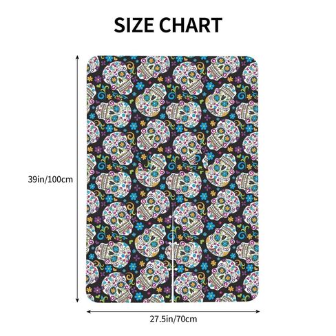 Sugar Skulls Art Baby Car Seat Cover & Breastfeeding Nursing Cover - Breathable Stretch Fabric Multi-Use Nursing Cover for Breastfeeding in Kuwait