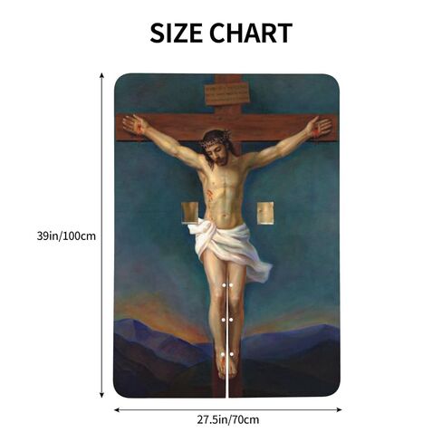 Jesus Christ On The Cross Baby Car Seat Cover & Breastfeeding Nursing Cover - Breathable Stretch Fabric Multi-Use Nursing Cover for Breastfeeding in Kuwait