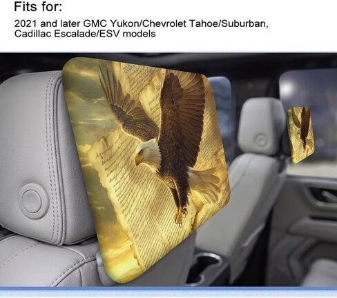 Eagle Screen Protector Cover for Back Seat Sun Protection Car Seat Screen Protector Waterproof Dust-Proof 2 PCS Set Universal Fit Automotive Accessories Portable Long-Term Use in Kuwait