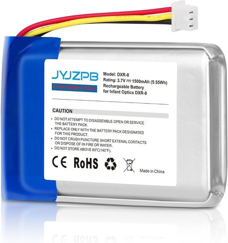 JYJZPB Replacement Battery for Infant Optics DXR-8 Video Baby Monitor | Compatible with Model DXR-8 Sp 803048 replacement DXR-8 battery Only (Not Compatible with DXR-8 pro Baby Monitor) in Kuwait