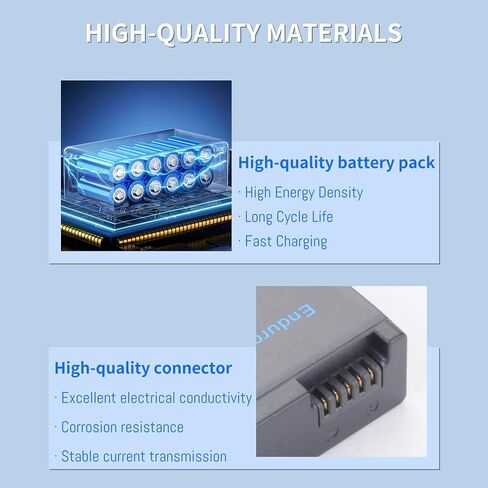 Battery Charger Bundle Kits for GoPro Hero 13 Black - 3 Pack Enduro Rechargeable Extra Batteries for Go Pro Hero13 GoPro13 Triple Charging Case Charger Station in Kuwait