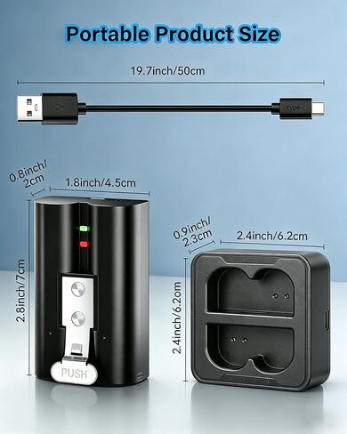 3-Pack Ring Battery 6040mAh for Ring Camera Battery Doorbell/Stick Up Cam | for Ring Doorbell 2/3/3 Plus/4, Stick Up Cam, Spotlight Cam & Peephole Cam – with Dual Charging Station in Kuwait