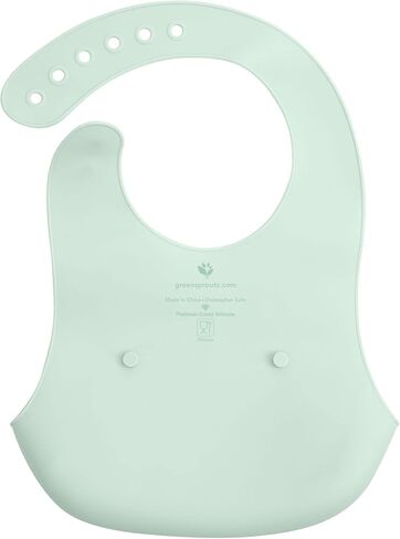 green sprouts Unisex Baby Silicone Scoop Bib in Kuwait
