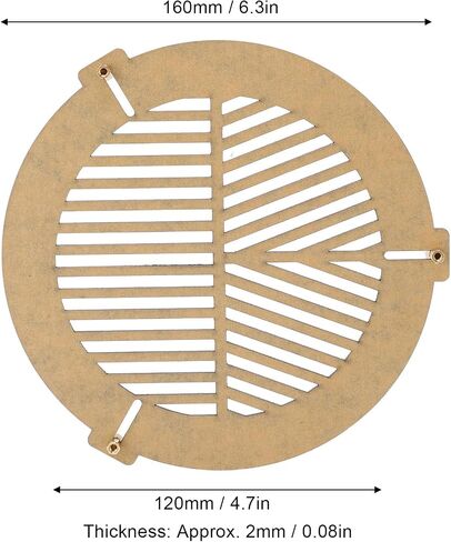 Telescope Focusing Bahtinov Mask, Acrylic Focus Mask with Scratch Silicone Covers for 120 to 160mm Telescopes, Works with Mirrors Refractors Dobsonians Mak Cas in Saudi Arabia