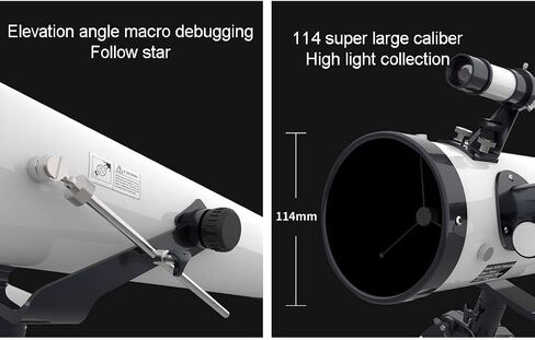 ARCH Entry-Level Astronomical Telescope HD Stargazing Space Children's Student Telescope,Telescopes for Astronomy Beginners with Monocular and Tripod (Color : Package 4) in Kuwait