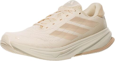 adidas, Womens, Supernova Rise 2 Running Shoes, Wonder White/Wonder White/Wonder Beige, 7, B - Medium | Running Sneakers, Breathable Mesh, Heel-To-Toe Support, Cushioned Ride, For Casual Wear in Kuwait