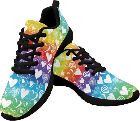 BIGCARJOB Women Fashion Sneakers Lace-up Lightweight Sport Shoes Ladies Casual Running Hiking Shoes in Kuwait