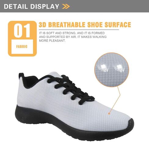 BIGCARJOB Women Fashion Sneakers Lace-up Lightweight Sport Shoes Ladies Casual Running Hiking Shoes in Kuwait