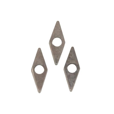 Indexable Lathe Carbide Insert 10pcs MV1603 Gasket Rhombus Hard Alloy Shim Lathe Tools Knife Pad for Turning in Kuwait