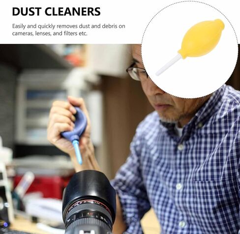 BESPORTBLE 8pcs Small Squeeze Air Blowers for Cleaning Lenses and LCD Screens, Lightweight Rubber and Plastic Dust Blowing Pumps for Precision Instruments and Televisions Random Color in Kuwait