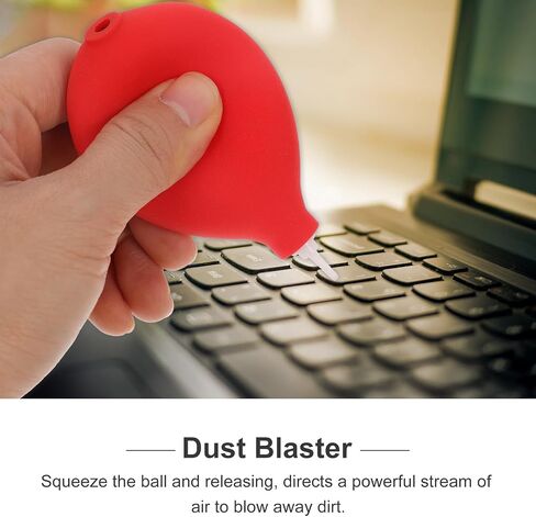Mini Portable Air Blower Dust for Camera Lens and Cell Phone with Plastic Squeeze Pump Handheld Air Blaster for Electronics Keyboard Cleaning in Kuwait