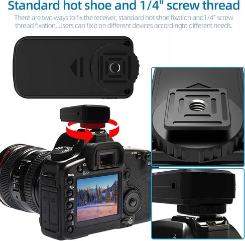Remote Shutter Release for Nikon Wireless Camera Remote Control DC2/DC0 Compatible with Nikon Df, Z6, Z7, Z7II, D7500, D7100, D5600, D5500, D5300, D3300 D3200, D3100, D850, D810, D750 in Kuwait