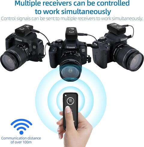 Remote Shutter Release for Nikon Wireless Camera Remote Control DC2/DC0 Compatible with Nikon Df, Z6, Z7, Z7II, D7500, D7100, D5600, D5500, D5300, D3300 D3200, D3100, D850, D810, D750 in Kuwait
